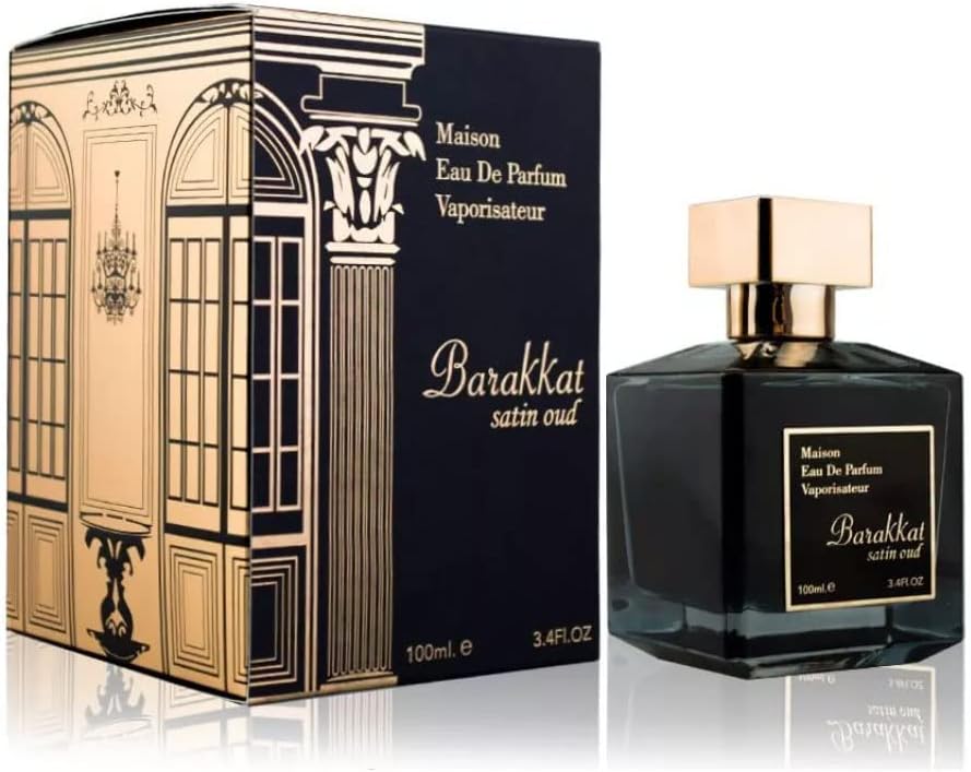 Barakkat Satin Oud | Eau De Parfum 100ml | by Fragrance World *Inspired By Satin Mood*